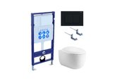 Set Aquatek Альтаир комплект рама INS-0000012, крепление KKI-0000002, унитаз AQ1980-00 и клавиша смыва KDI-0000012