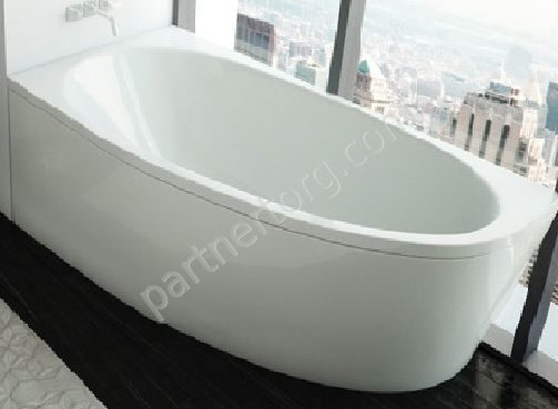 Дива ванна акриловая асимметричная Aquatek 150х90 см