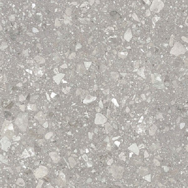 Terrazzo matt grey PG 01 600х600 керамогранит матовый Gracia Ceramica