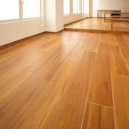 изображение пвх плитки под дерево в зале