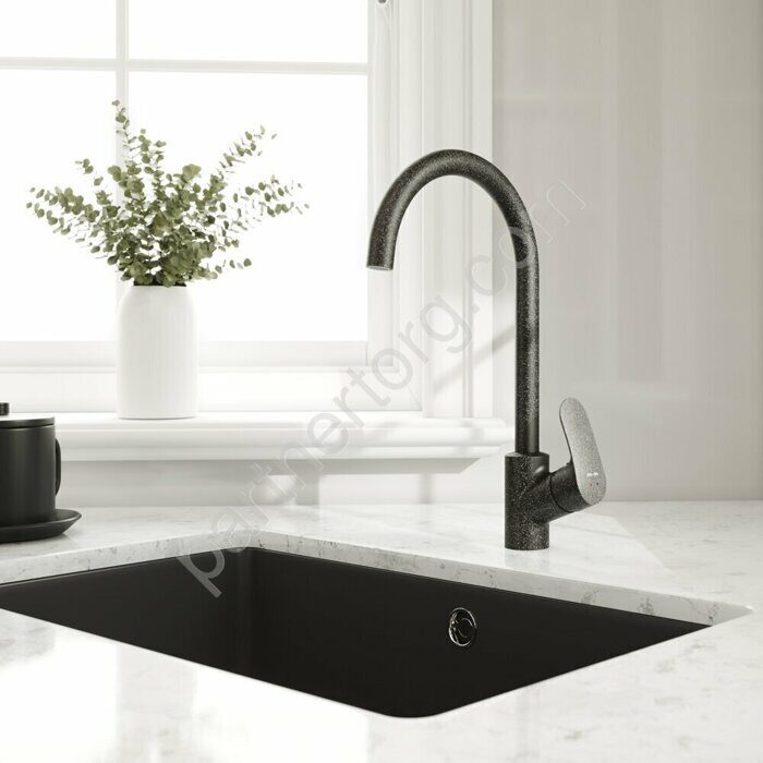 Like смеситель для кухни, элегантный черный AM.PM F8007122 Распродажа