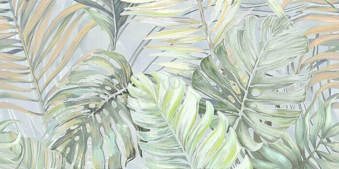 Onice Blu панно (2шт) керамическое голубое глянцевое 63.0*63.0см Kerlife