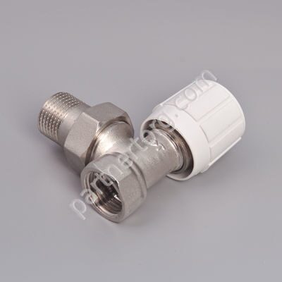 Кран радиаторный Ду 15 мм угловой