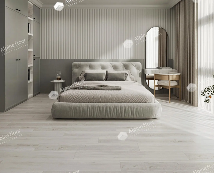 Дуб ПОЛЯРНЫЙ Ultra LVT клеевая плитка ПВХ Alpine Floor ECO 5-19