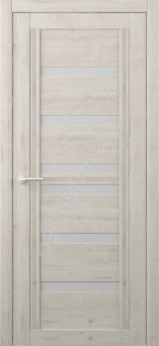 Миссури West дверь межкомнатная Soft Touch кремовый стекло мателюкс