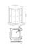 Idea CR-80-C-CH Bas душевое ограждение 80х80х195см, стекло прозрачное, профиль хром