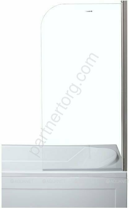 Aquanet, SG-750, 00209411, шторка для ванны 80х150 см, прозрачное стекло