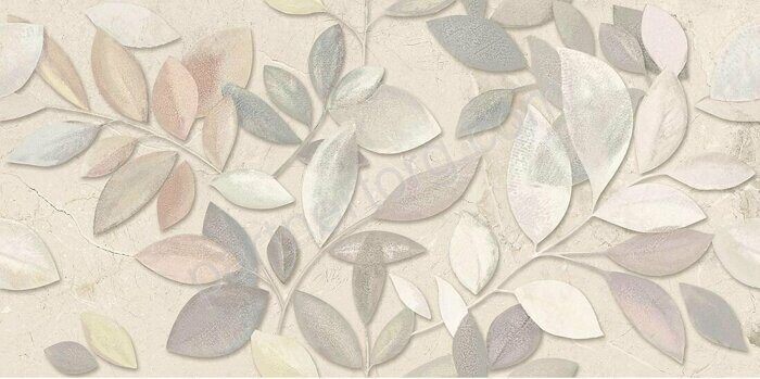 Elegance Barberry декоративная керамическая плитка бежевая глянцевая 31.5*63см Kerlife