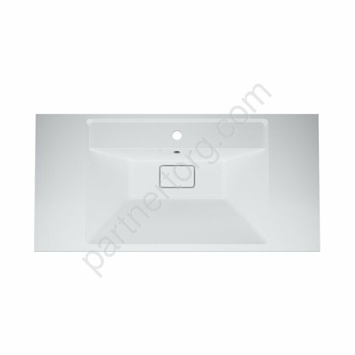 M50AWPX1001WG INSPIRE V2.0, раковина мебельная , искусственный мрамор, со сливом-переливом, 100 см