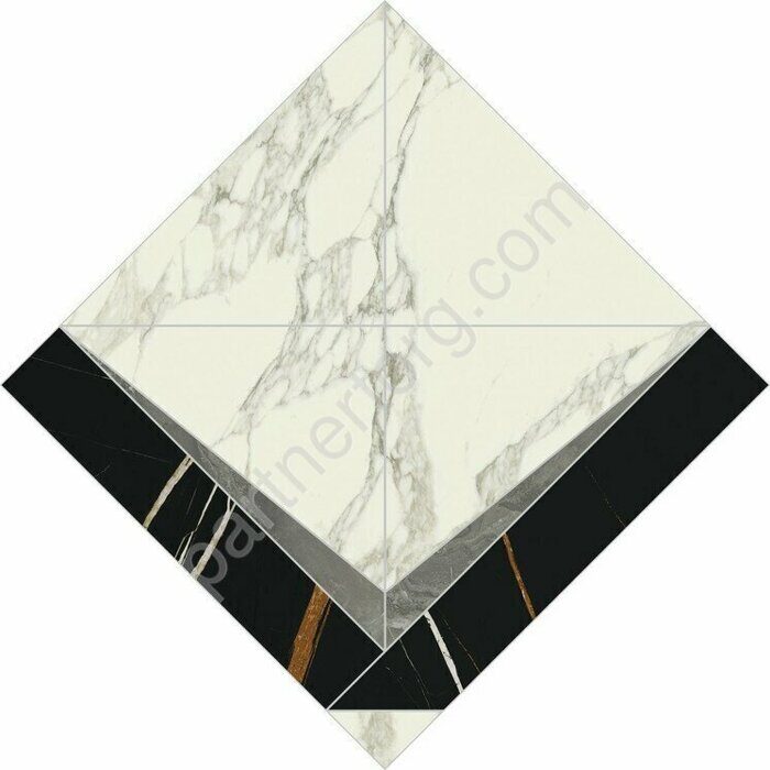 Charme Deluxe Floor Project глянцевая мозаичная плитка бежевая Italon 28x48см