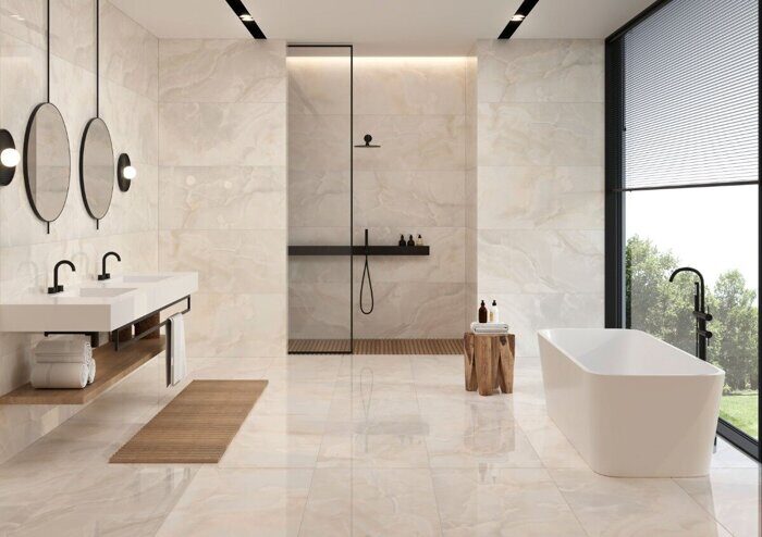 Afyon Light Polished Staro керамогранит бежевый полированный 60х120 см