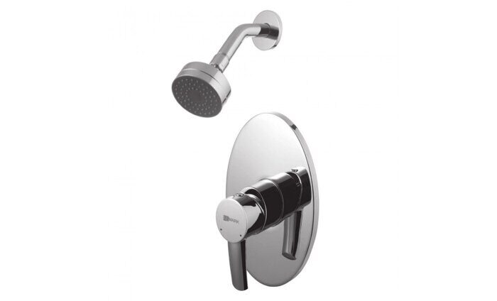 Atlantiss LM3220C, смеситель для душа встраиваемый, с верхним душем, хром Lemark