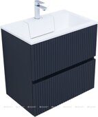 Джейн 70 тумба маренго для ванной комнаты с раковиной-столешницей Фортуна 70 Aquanet