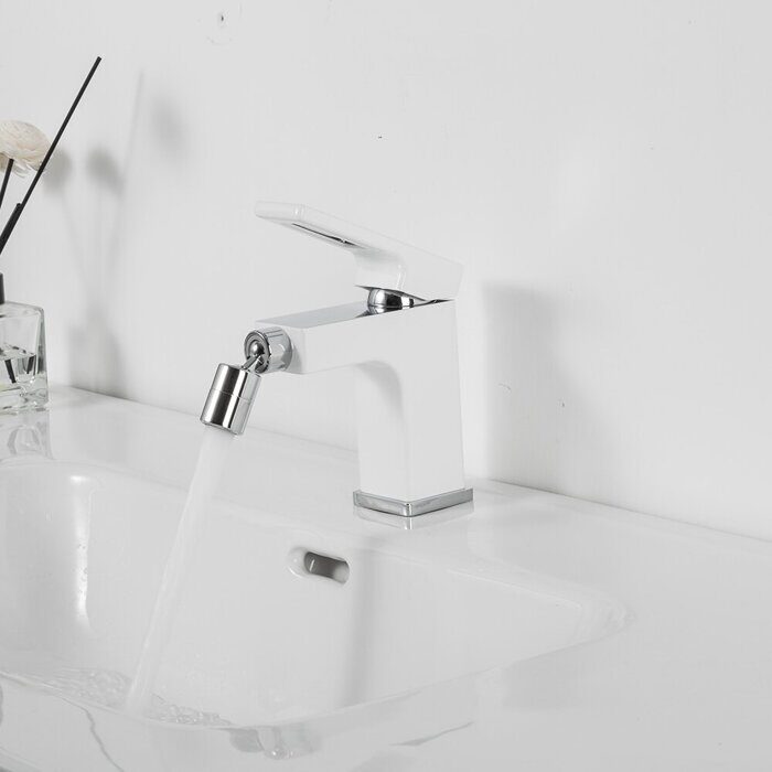 Gappo G5017-8 смеситель для биде хром/белый