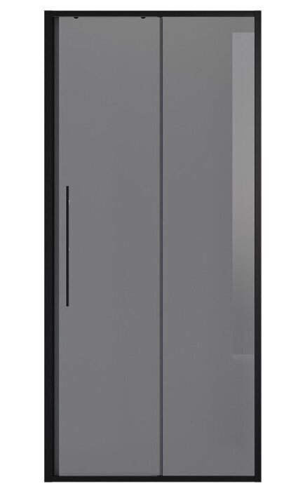 Niagara Nova NG-85-9TB, душевая дверь раздвижная 90х195см, тонированное стекло, черный профиль