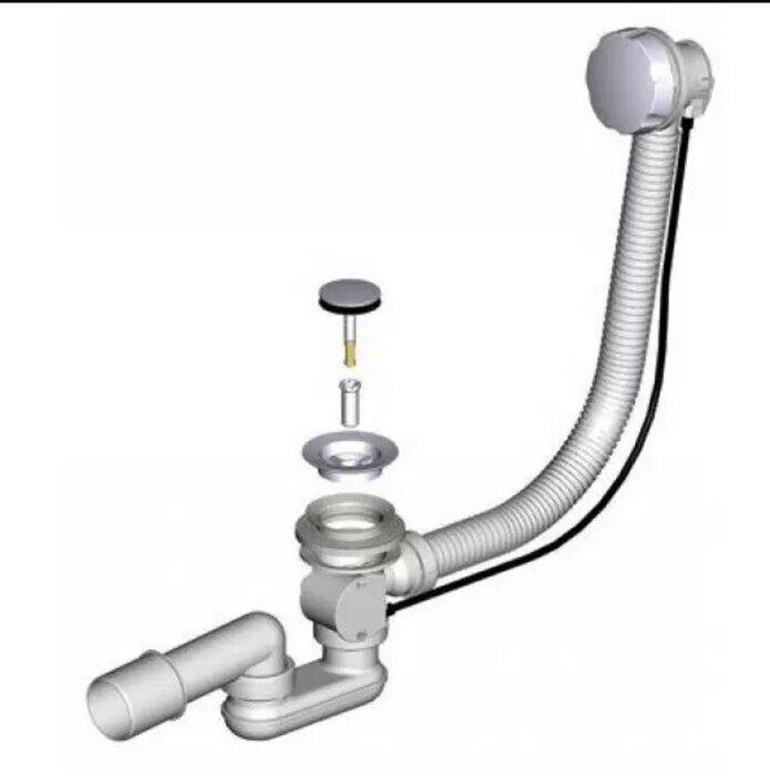 Сифон для ванны автомат GC-4 600 мм 1 Марка