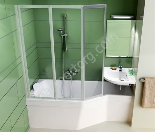 Be Happy Ravak ванна акриловая асимметричная 160х75 см