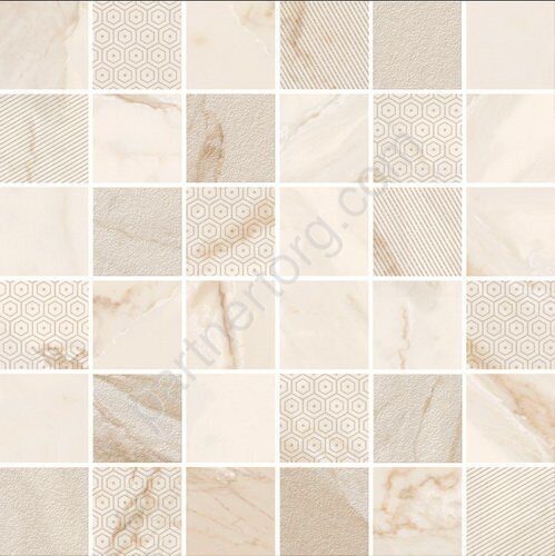 Calacatta Gold мозаика декоративная бежевая глянцевая Kerlife