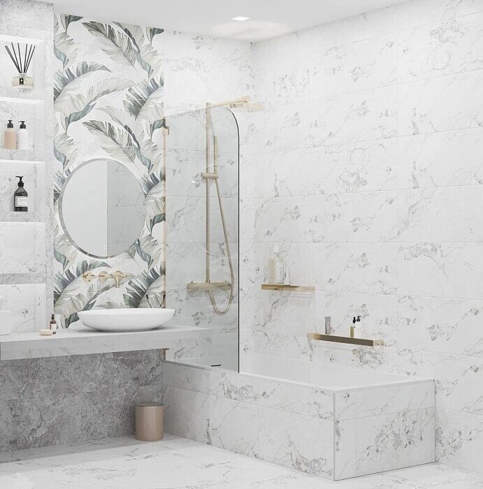 Saint Laurent Light керамогранитная плитка матовая 42х42см Azori