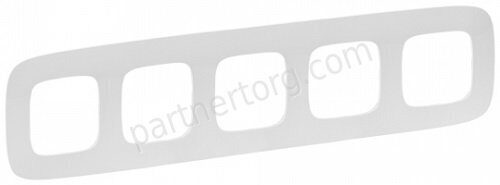 Рамка 5 постов для серии Valena Legrand Allure в белом цвете