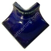 Темно-синяя керамическая вставка Porcelain series TB06