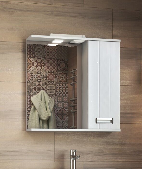 Diana Vigo 700 зеркальный шкаф в ванную комнату с подсветкой правый