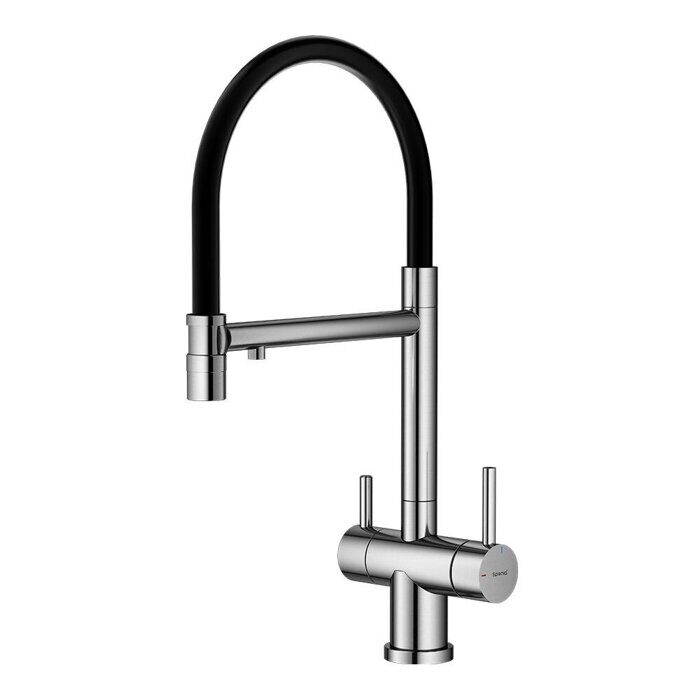 S70.63.05 Splenka Смеситель для кухни со съемным изливом и подключением фильтра питьевой воды, сатин