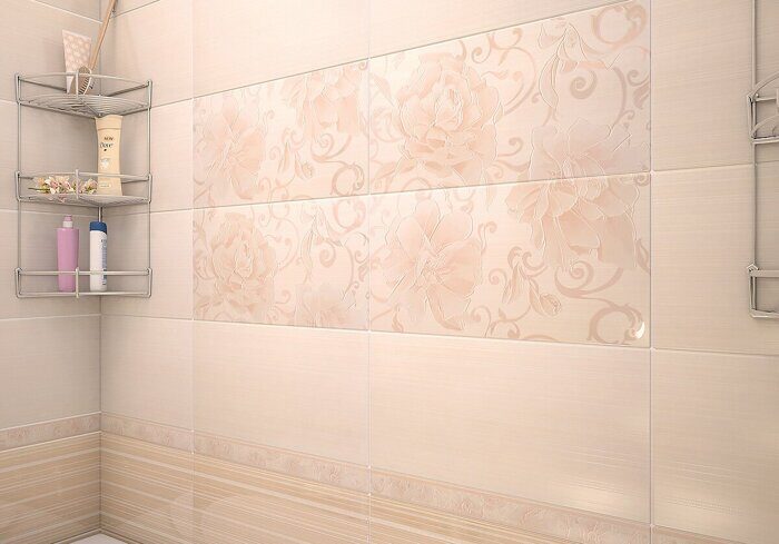 Pion S/2 Crema AltaCera панно керамическое бежевое глянцевое 49,8х50см