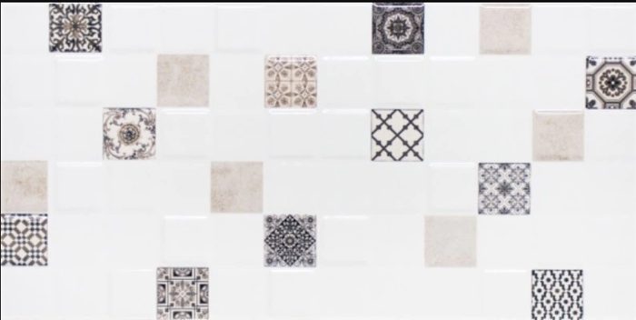 Астрид Декор кофейная керамическая плитка 20х40см LB-Ceramics 1041-0175