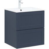 Терра 60 тумба маренго для ванной комнаты с раковиной-столешницей Электра 60 Aquanet