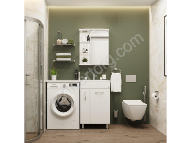 Нави 60.12 напольная тумба для раковины над стиральной машиной Onika 106021