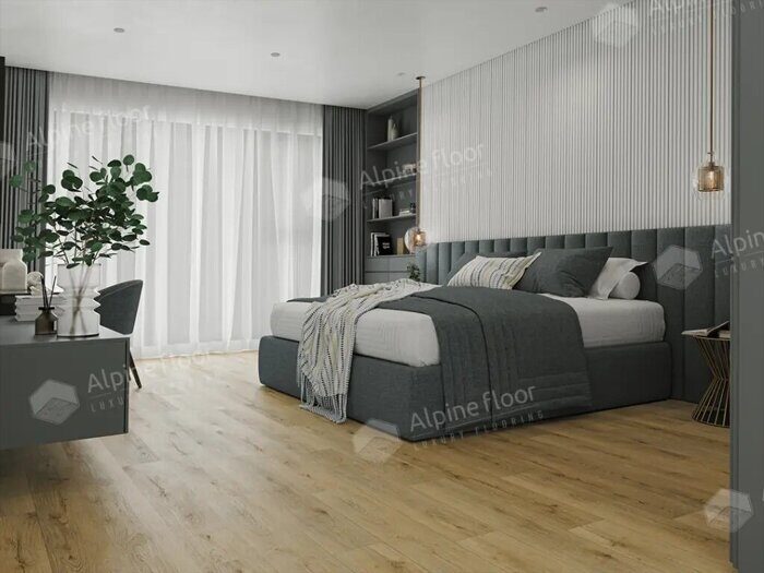 Калькутта ЕСО 21-26 SPC замковая кварцвиниловая плитка Alpine Floor Eclipse Super Matt