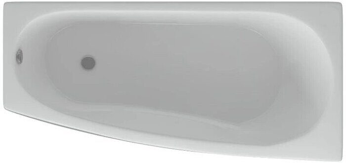 Пандора ванна акриловая асимметричная Aquatek 160х75см с каркасом и сливом-переливом правая