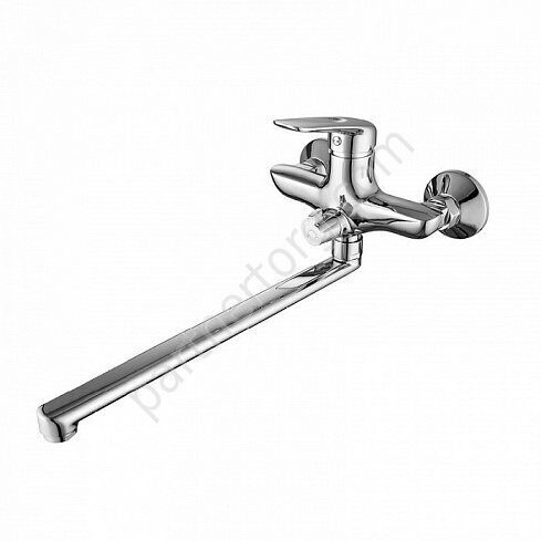 Male Iddis смеситель для ванны с длинным изливом с керамическим дивертором MALSBL2i10WA