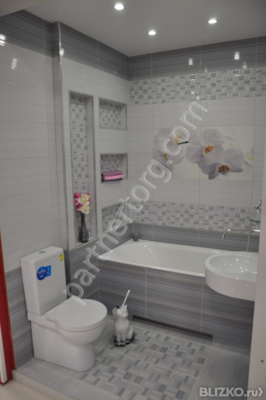 Мозаика Меланж голубой декор керамический Нефрит керамика