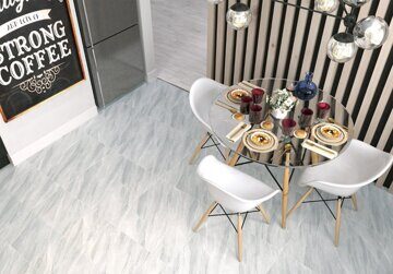 Slate Rock коллекция керамической плитки Alma Ceramica интерьер серый