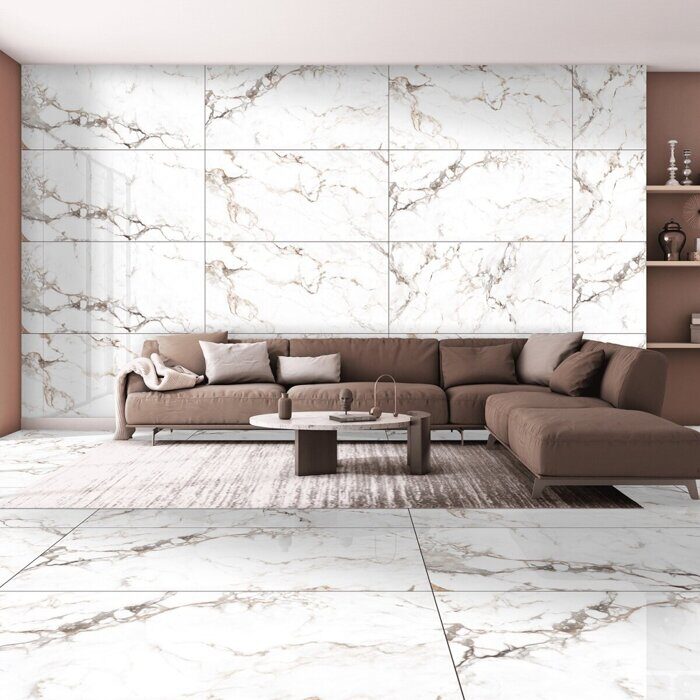 Regal Borghini Grey Glossy, Регал Боргини Грей cветло-коричневый полированный керамогранит 160х80см