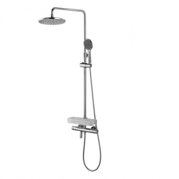 Tropic LM7010C, душевая система с тропическим душем, термостатический, хром Lemark