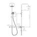 Raglo R32.24 Душевая система, хром