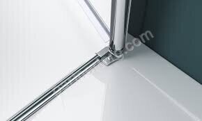 BelBagno ETNA-B-1-80-C-Cr душевая дверь распашная 80х195см, стекло прозрачное, профиль хром