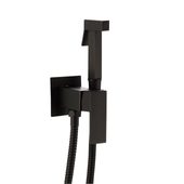 Frap F7506-6 смеситель с гигиеническим душем, чёрный