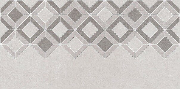 Starck Tessera 2 настенная плитка серая матовая sugar-эффект декофон 20х40см Azori