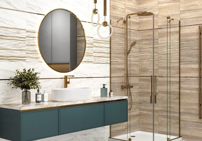 Euphoria настенная плитка бежевая матовая декофон 25х50см Alma Ceramica TWU2550EPH44