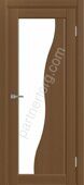Сицилия 720.21 межкомнатная дверь орех NL  лакобель белое