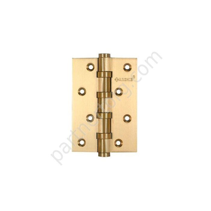 Archie A010-C 100X70X3-4BB-1U матовая латунь петля дверная универсальная