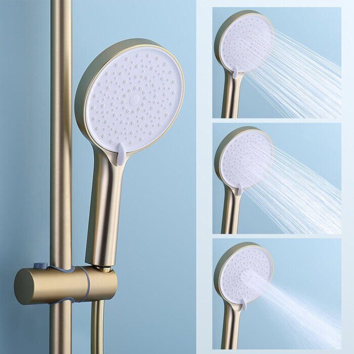 S50.24.03 Splenka Душевая система, сатин золотой