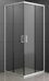 ODA W8037 Р душевое ограждение 80х80 см раздвижная дверь, прозрачное стекло, белый профиль