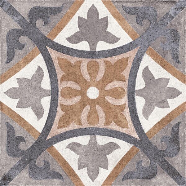 Carpet A17932 керамогранит орнамент многоцветный матовый 30х30см Cersanit