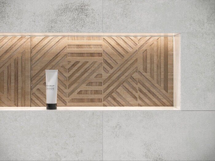 Frosty A17565 настенная плитка коричневая матовая рельеф 30х60см Cersanit