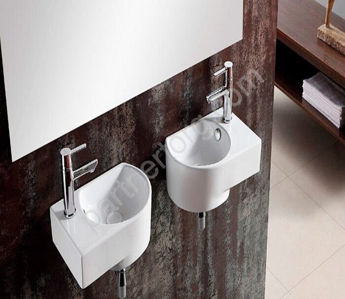 CeramaLux 9273 раковина подвесная белая